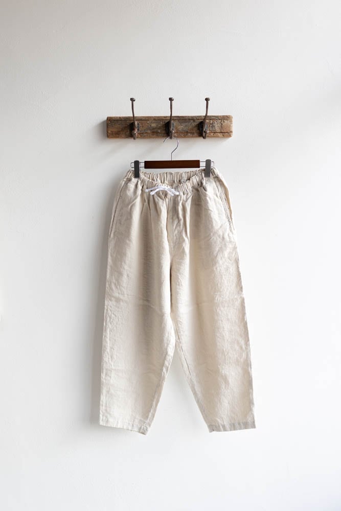 lolo..shopページ LOLO ロロ | LP-195 リネン ペグトップ イージーパンツ Col
