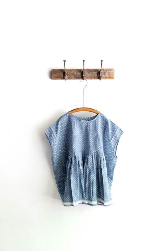 SOOR PLOOM◇Frill Tee, Dove Pointelle Cotton Balloon Tee - Dove Pointelle – MamaOwl