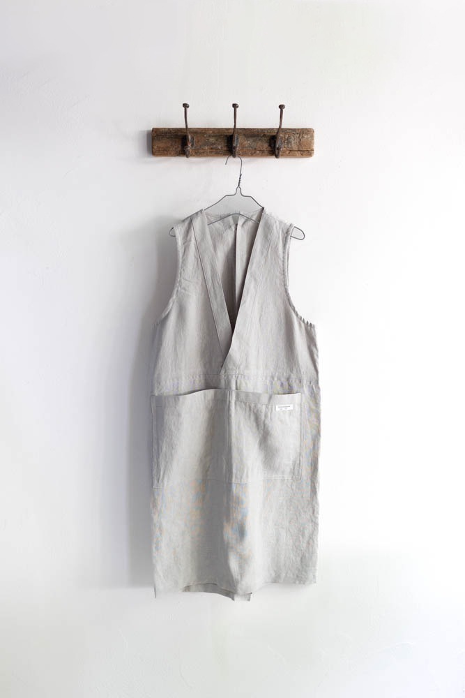 ARTEA (ARTE POVERA) | リネンシーツ エプロン Col : シャーベット