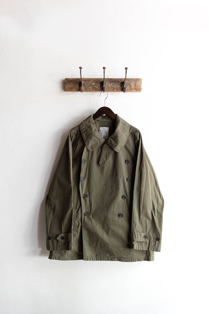 HTS (HARROW TOWN STORES) | COTTON DOUBLE OVER SHORT COAT Col