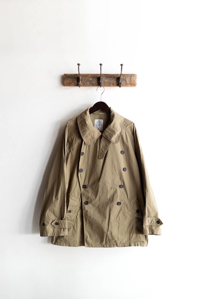 HTS 　(HARROW TOWN STORES)　ダブルオーバーショートコート HTS COTTON DOUBLE OVER SHORT COAT ¥48000(¥52800) . . PLEASE