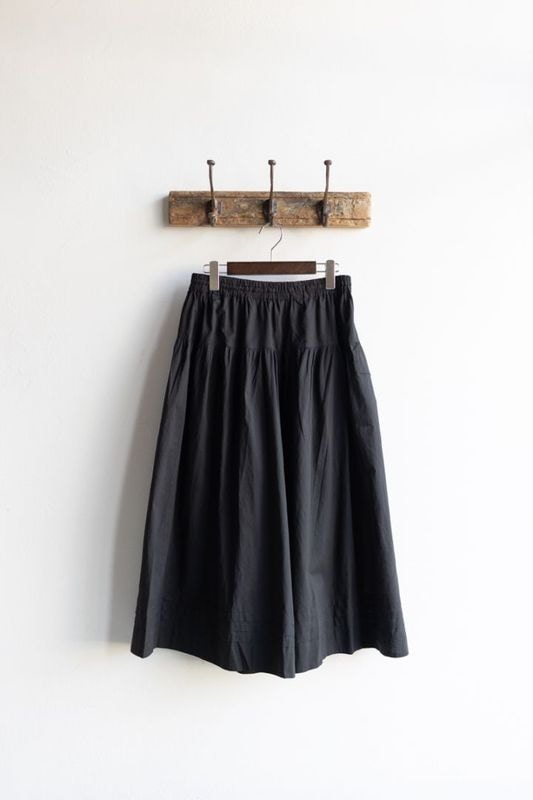 SOIL ソイル | 60s CAMBRIC PLAIN CULOTTES Col : BLACK