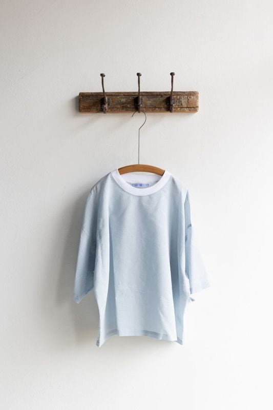 R&D.M.Co- (OLDMAN'S TAILOR) | C/S P.S. DOCKING T SHIRT Col : Sax