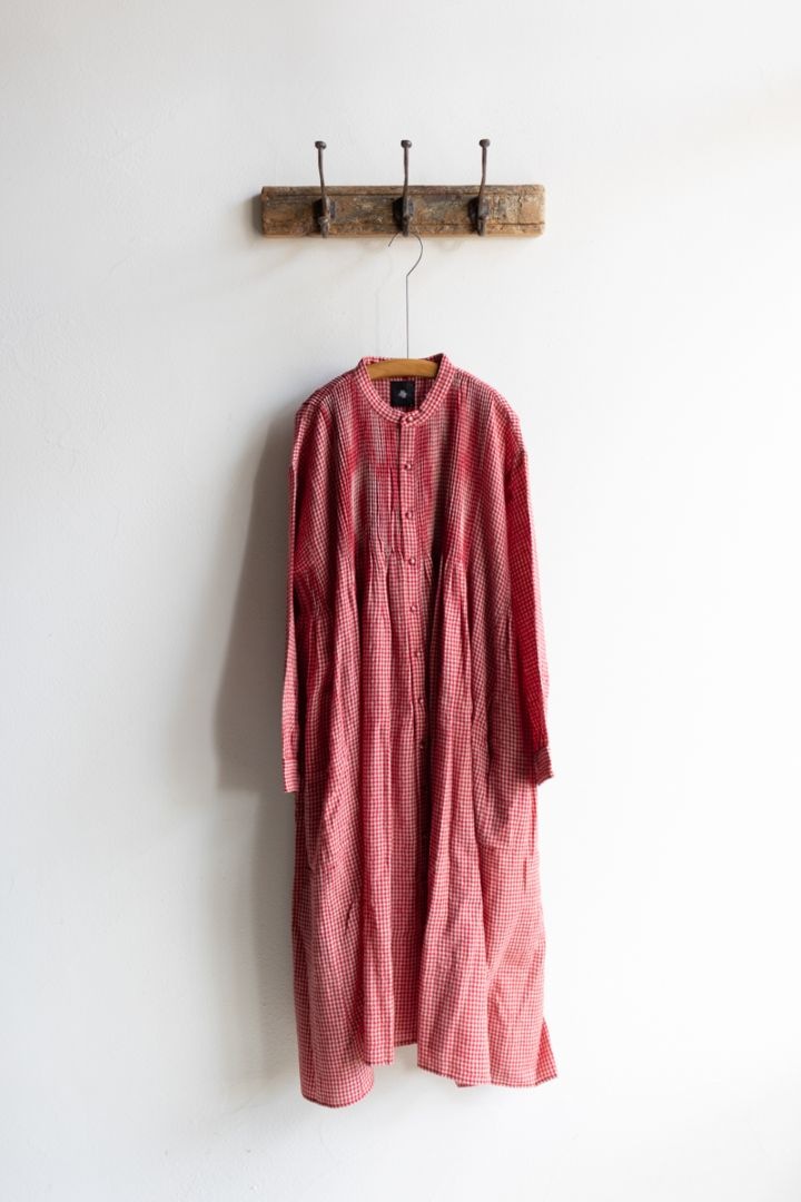 maison de soil メゾンドソイル | BOILE WOOL SMALL GINGHAM CHECK