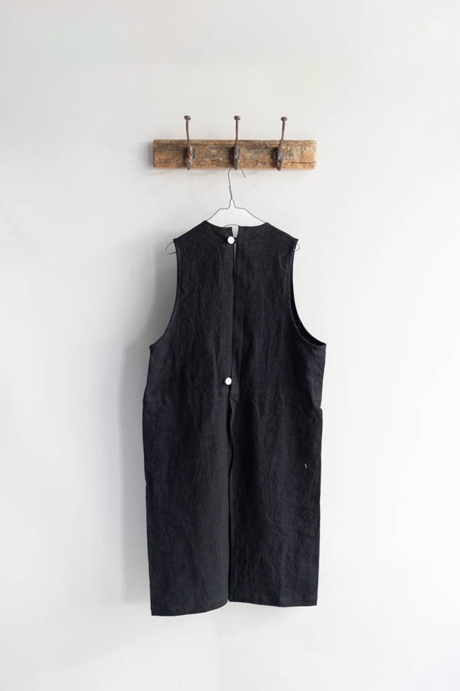 ARTEA (ARTE POVERA) | リネンシーツ エプロン Col : ブラック 公式