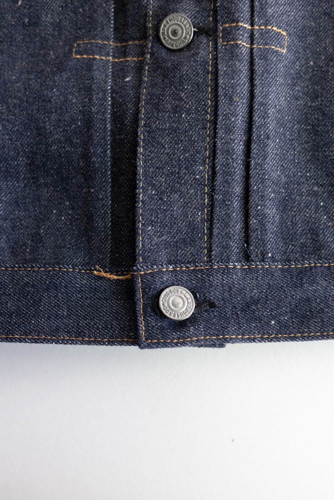 WAREHOUSE ウエアハウス2001XX デッドストックブルー 銅ボタン46 WAREHOUSE ウエアハウス2001XX デッドストックブルー 銅ボタン46