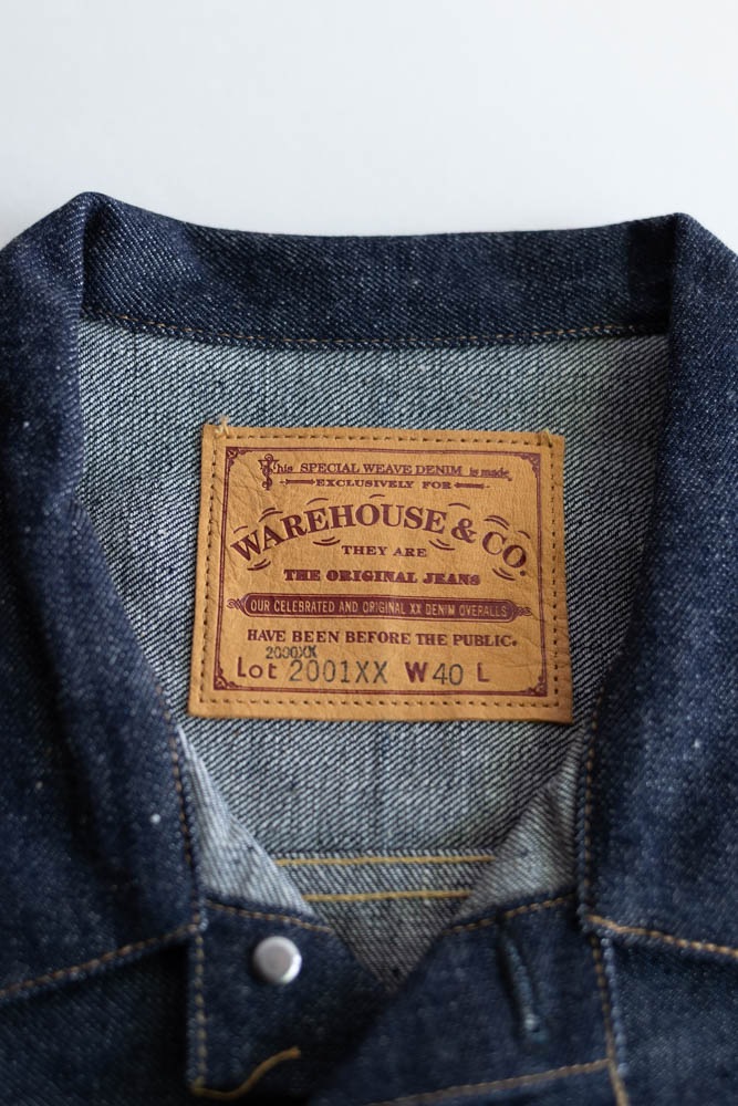 WAREHOUSE ウエアハウス | DEAD STOCK BLUE Lot.2001XX (2000XX