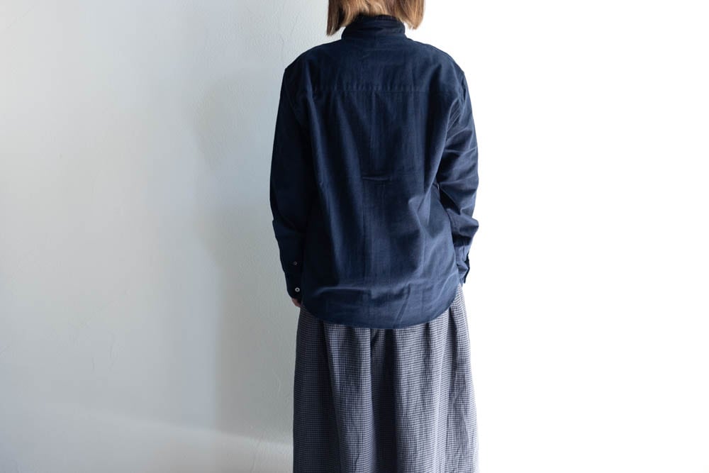 nisica ニシカ | タートルネックシャツ Col : ネイビー 通販 -t.m.p. coop web shop-