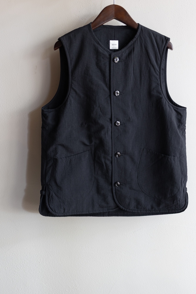 ARAN アラン | VEST Col : BLACK 公式通販 - t.m.p. coop web shop -