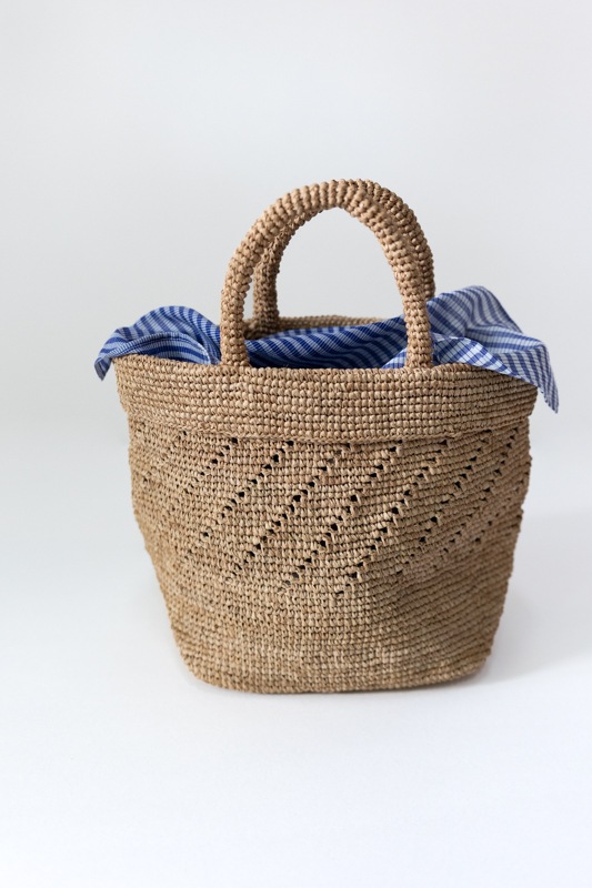 【美品】maison de soil メゾンドソイル　RAFFIA BAG maison de soil メゾンドソイル RAFFIA BAG – delaube.jp