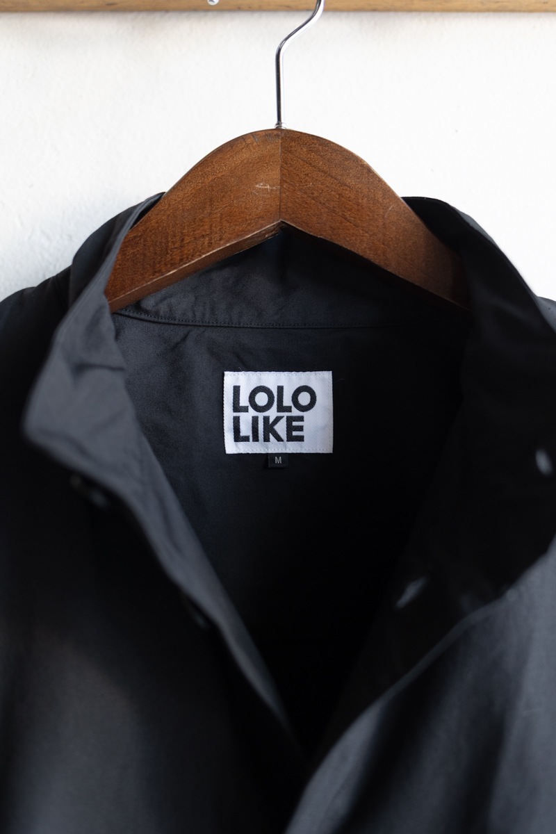 LOLO LIKE | スタンドカラー ビックブルゾン Col : ブラック 公式通販