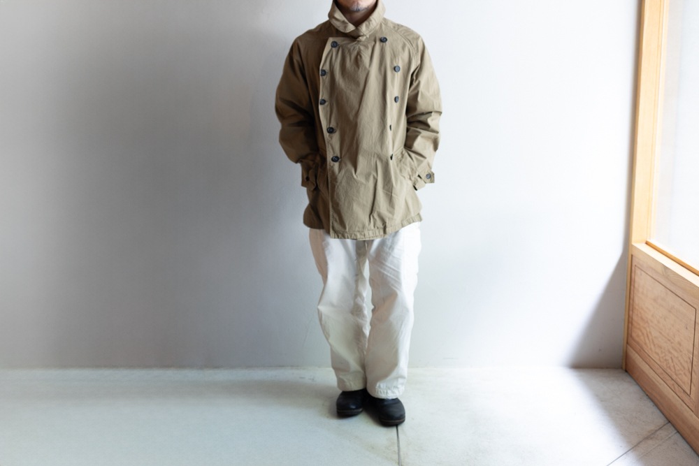 ジャケット・アウター HTS COTTON OVERDYED DOUBLEOVERCOAT HTS 〜HEAVY WEIGHT COTTON TWILL OVERDYE DOUBLE OVER COAT〜,Narumi