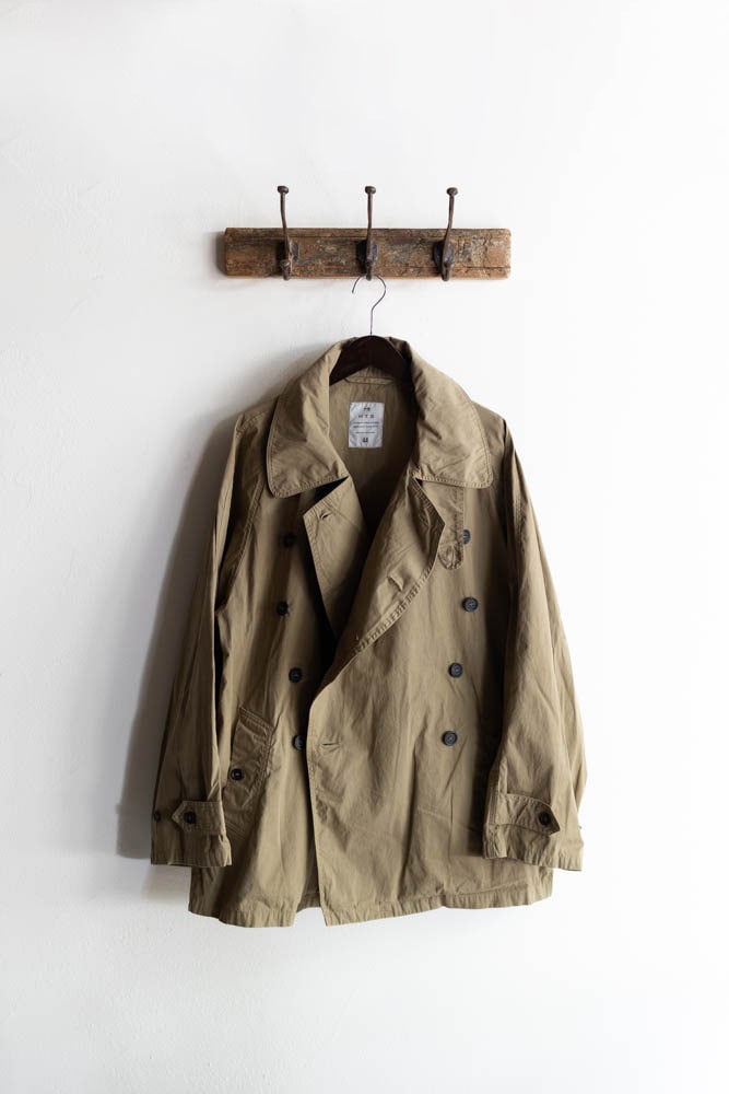 HTS 　(HARROW TOWN STORES)　ダブルオーバーショートコート HTS COTTON DOUBLE OVER SHORT COAT ¥48000(¥52800) . . PLEASE