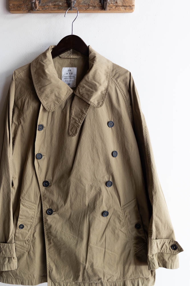 HTS 　(HARROW TOWN STORES)　ダブルオーバーショートコート HTS (HARROW TOWN STORES) | COTTON DOUBLE OVER SHORT COAT Col