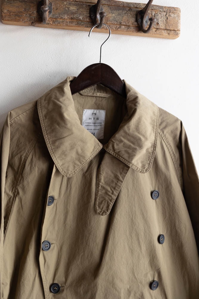 ジャケット・アウター HTS COTTON OVERDYED DOUBLEOVERCOAT 楽天市場】HTS エイチティーエスCOTTON DOUBLE OVER COAT(全3色