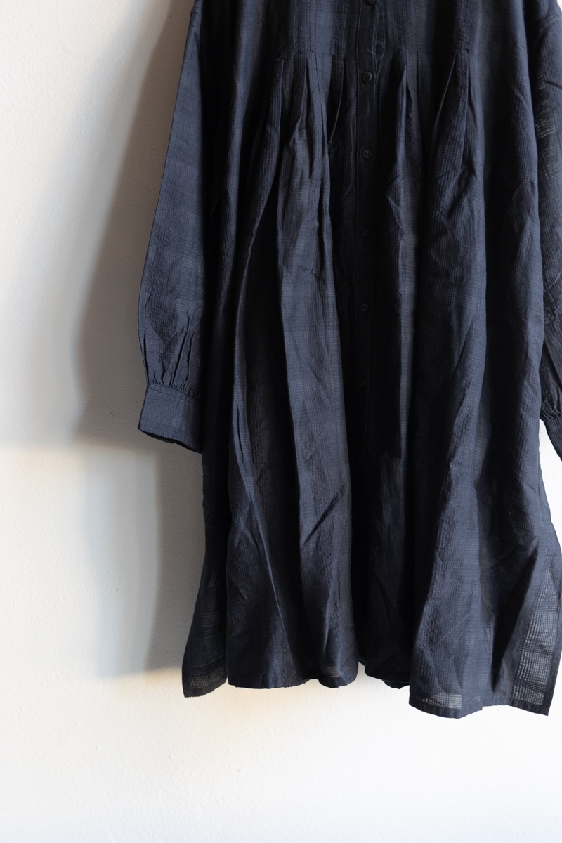 maison de soil メゾンドソイル | COTTON/SILK SELF FINE CHECK