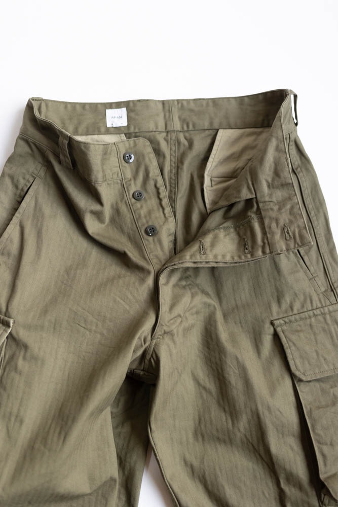 ARAN アラン | M-49 HBT Col : OLIVE DRAB 公式通販 - t.m.p. coop web