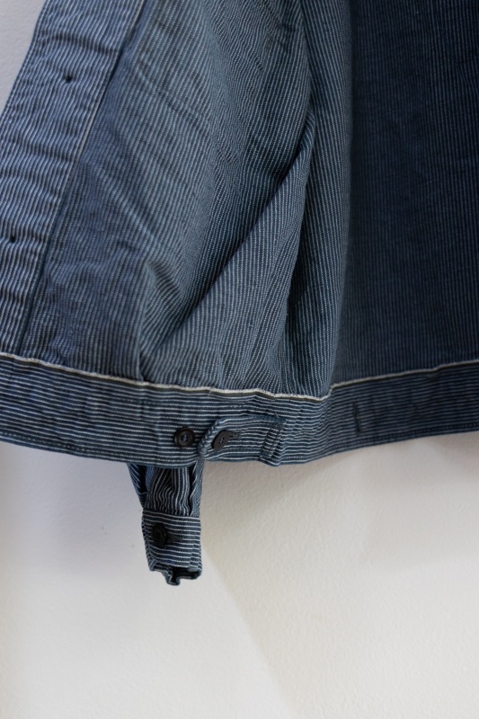 OUTIL ウティ | VESTE CAEN Col : Indigo Stripe 通販 -t.m.p.