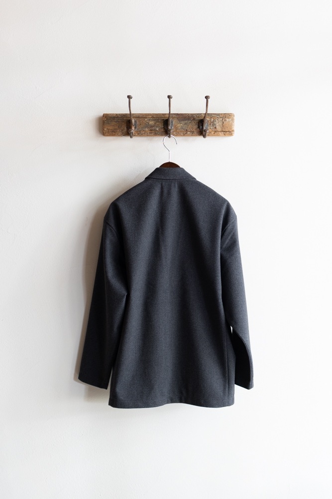 FLISTFIA フリストフィア | Loose Fit Jacket Cardigan Col : Dark