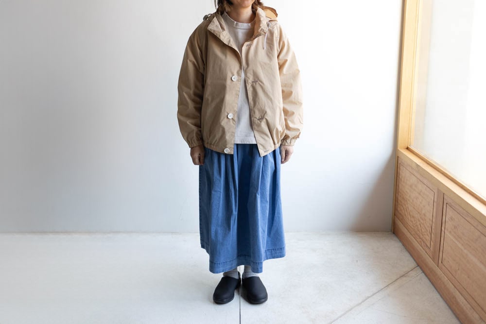 LOLO LIKE | ラグランスリーブ ナイロン ビックブルゾン Col