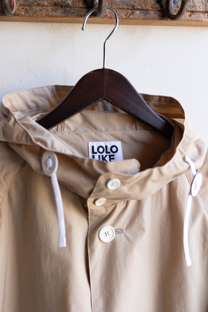 LOLO LIKE | ラグランスリーブ ナイロン ビックブルゾン Col