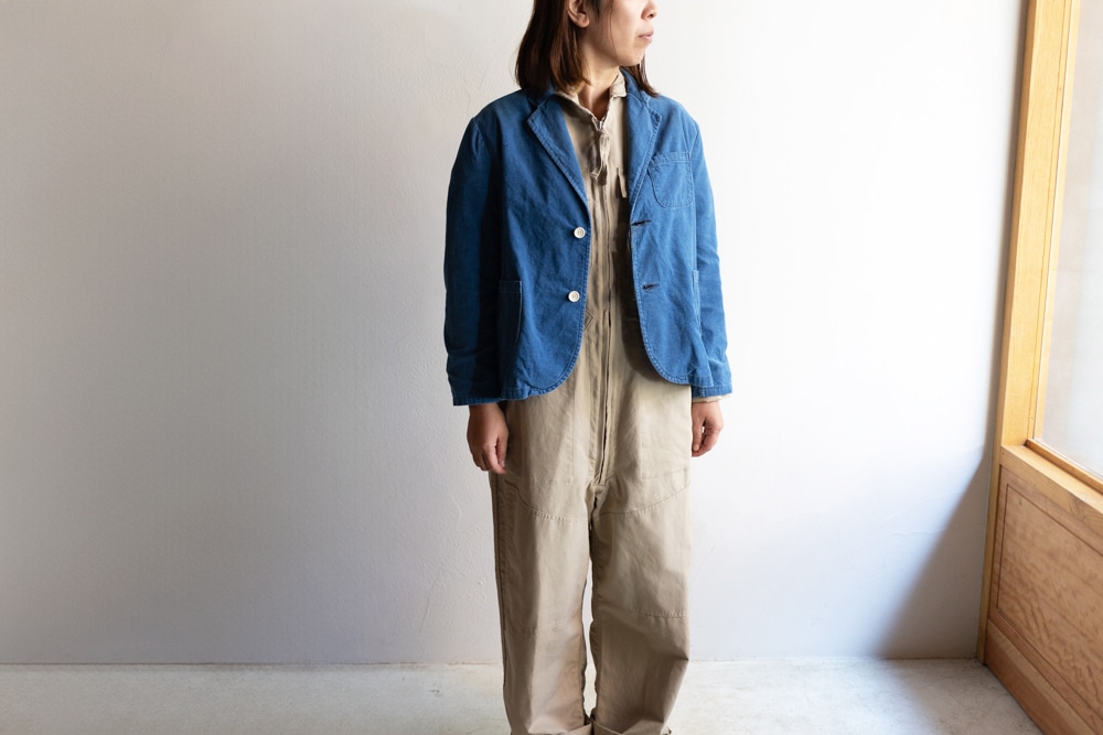 R&D.M.Co- (OLDMAN'S TAILOR) | INDIGO LIGHT CORDUROY JACKET Col