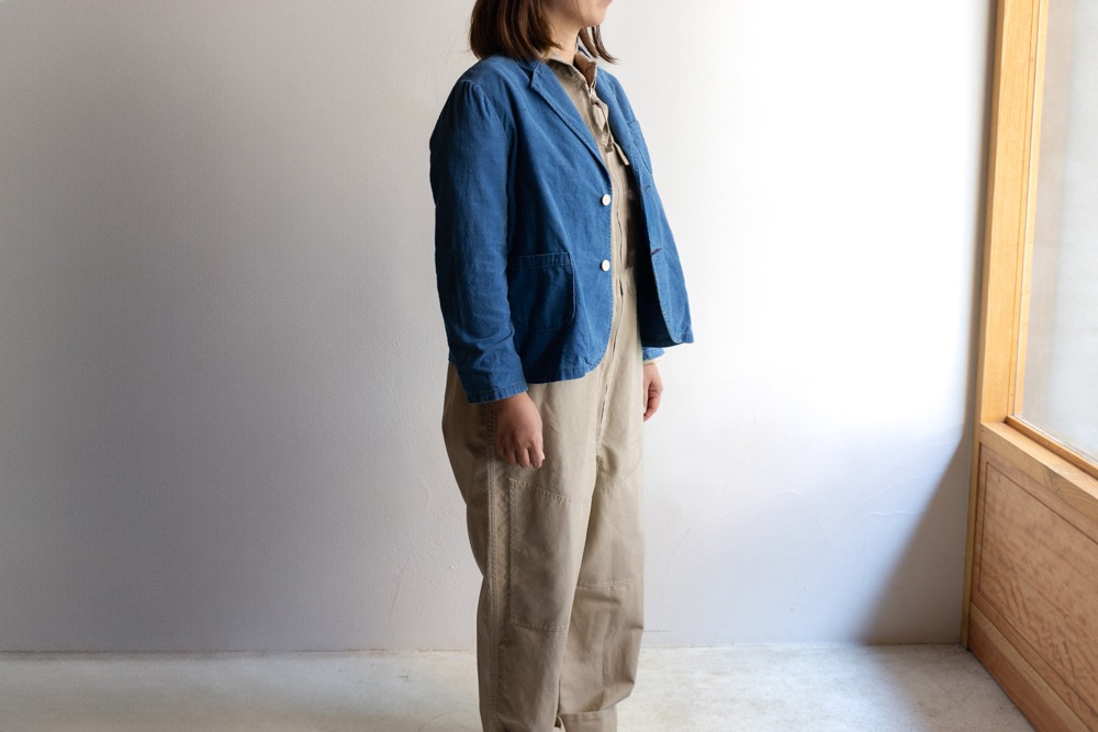 R&D.M.Co- (OLDMAN'S TAILOR) | INDIGO LIGHT CORDUROY JACKET Col