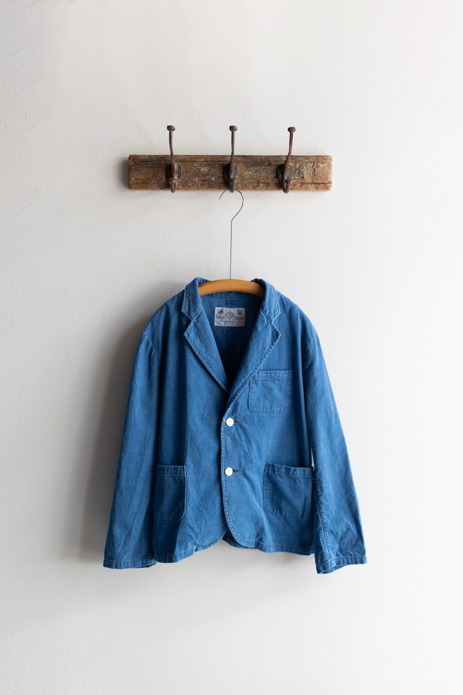 R&D.M.Co- (OLDMAN'S TAILOR) | INDIGO LIGHT CORDUROY JACKET Col