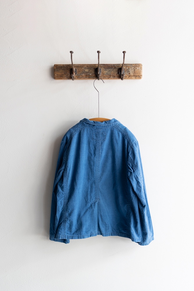 R&D.M.Co- アールアンドディーエムコー INDIGO LIGHT CORDUROY JACKET NO.7672 R&D.M.Co- (OLDMAN'S TAILOR) | INDIGO LIGHT CORDUROY JACKET Col