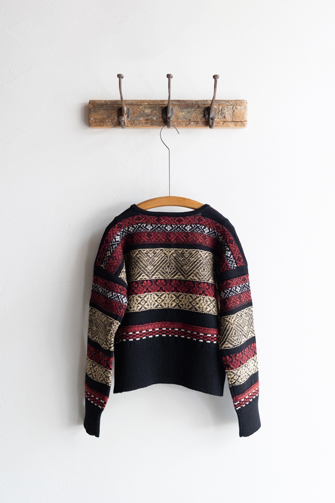 美品　ASEEDONCLOUD（アシードンクラウド）セーター ASEEDONCLOUD アシードンクラウド | Seiyakou jacquard cardigan Col