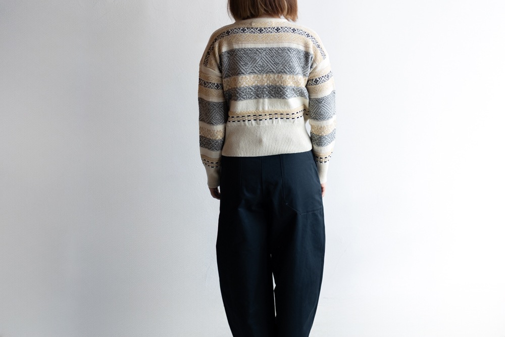 ASEEDONCLOUD アシードンクラウド | Seiyakou jacquard cardigan Col