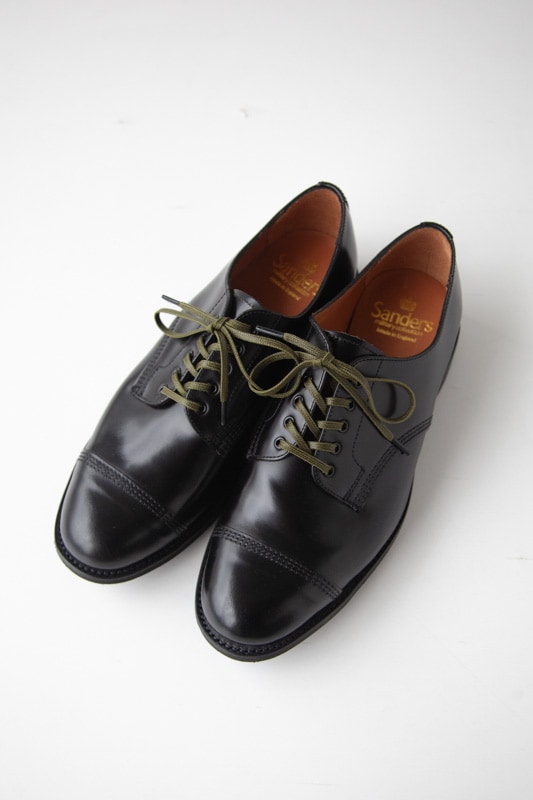 SANDERS サンダース | MILITARY DERBY SHOE Col : BLACK (MILITARY