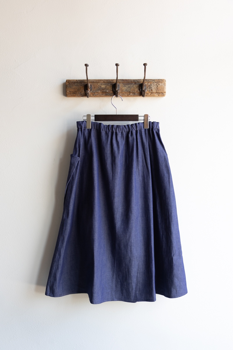 R&D.M.Co- (OLDMAN'S TAILOR) | COTTON DENIM POCKET SKIRT Col