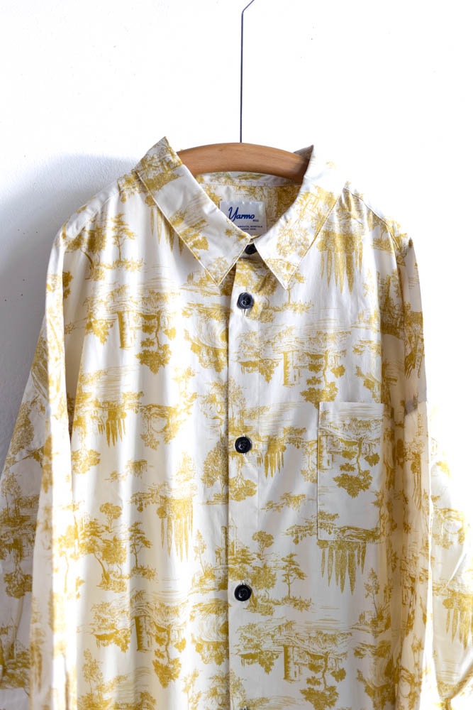 未使用春物 Yarmoヤーモ Gather Tunic Shirts Yarmo ヤーモ New Gather Shirts ギャザーシャツ YAR-24AW S26