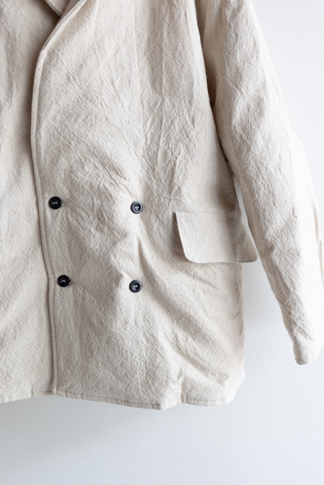 20%→30% OFF】 Yarmo ヤーモ | Quilting W Breasted Work Jacket Col