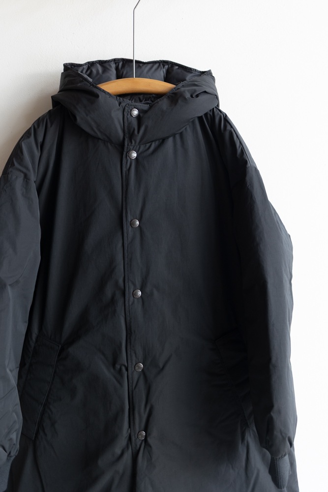 ARMEN アーメン | POLYESTERxCOTTON REVERSIBLE DOWN SNAP FRONT