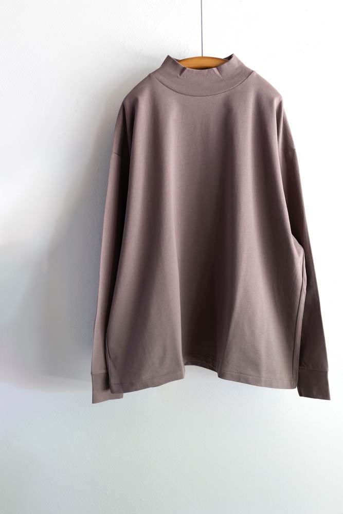 ALWEL オルウェル | MOCK NECK PO SHIRTS Col : COCOA 公式通販