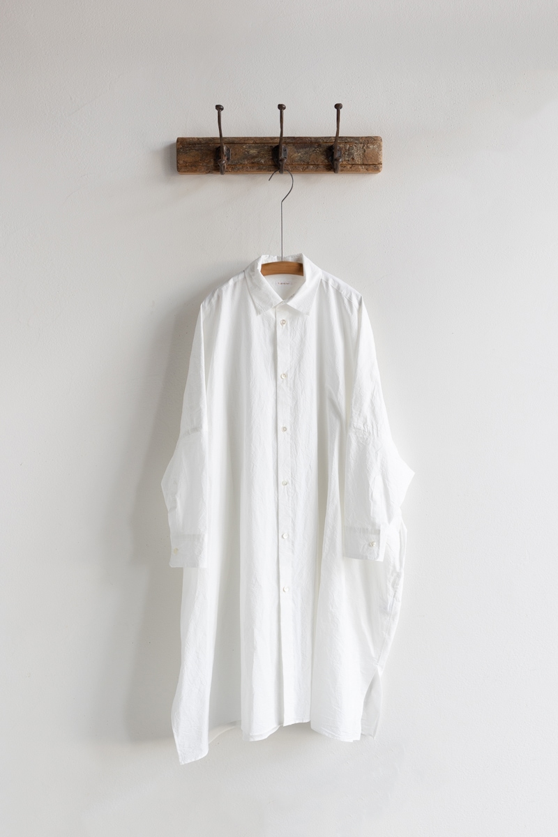 R&D.M.Co- (OLDMAN'S TAILOR) | SHRINK COTTON DORMAN SLEEVE LONG
