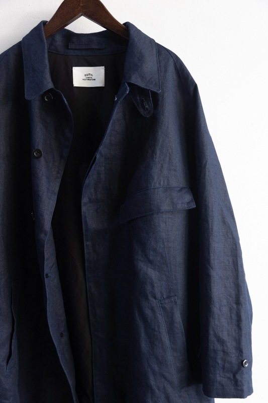 ジャケット・アウター 021091 24AW OUTIL MANTEAU BERCK INDIGO OUTIL]MANTEAU BERCK INDIGO×BLACK×YELLOW | YES-姫路の美容院と