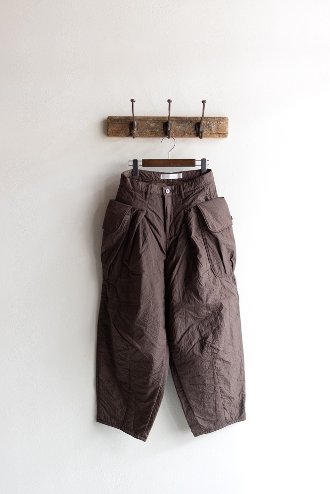 ASEEDONCLÖUD アシードンクラウド パンツ ASEEDONCLOUD アシードンクラウド | P.E. trousers Col : Brown 公式