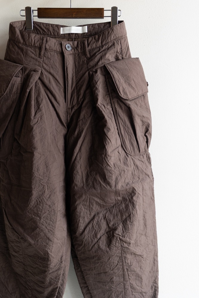 ASEEDONCLOUD アシードンクラウド | P.E. trousers Col : Brown 公式