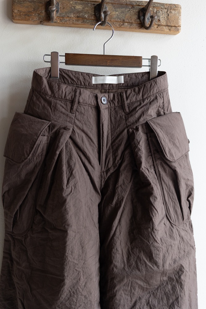 ASEEDONCLOUD アシードンクラウド | P.E. trousers Col : Brown 公式