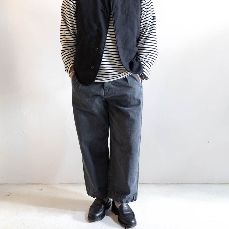 ✨希少✨OUTIL（ウティ） PANTALON LIMOGES Men’s 1 OUTIL PANTALON LIMOGES ウティ タックミリタリーパンツ OU-P008