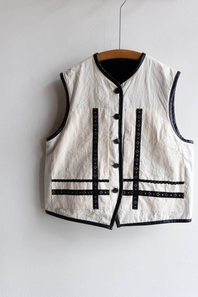 ASEEDONCLOUD アシードンクラウド | Reversible uniform vest Col