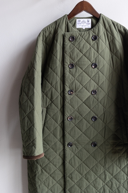 R&D.M.Co- (OLDMAN'S TAILOR) | QUILTING DOUBLE BUTTON COAT Col
