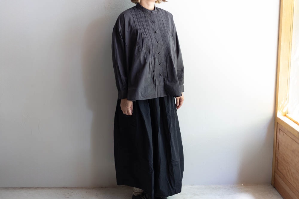 maison de soil メゾンドソイル | 60s ORGANIC CAMBRIC PINTUCK