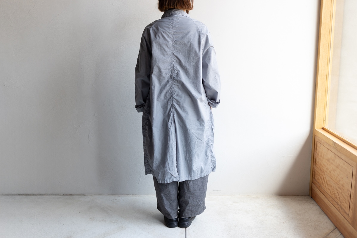 HTS (HARROW TOWN STORES) | 60s COTTON POPLIN OVERDYE BALMACAAN