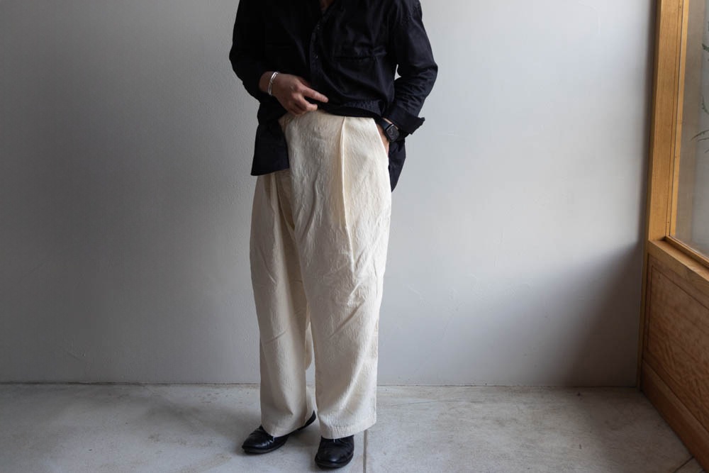 OUTIL ウティ | PANTALON CUERS Col : ECRU 通販 -t.m.p. coop