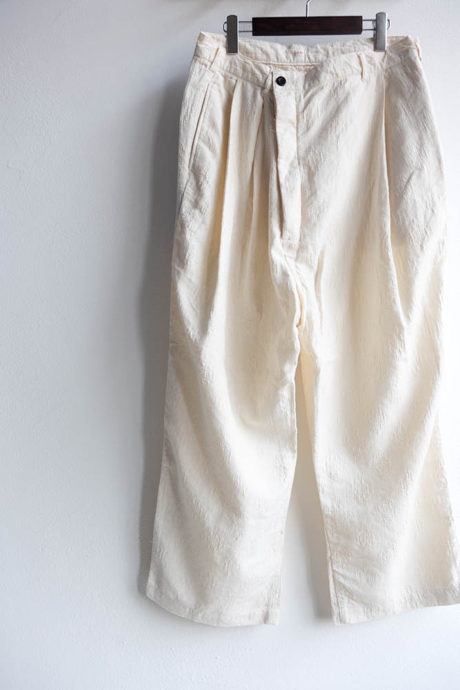 【希少】outil ウティ pantalon cuers アシンメトリー 製品染 希少】outil ウティ pantalon cuers アシンメトリー 製品染