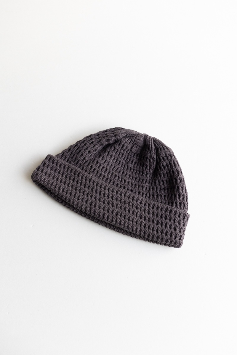 ROTOTO ロトト | RECYCLED COTTON OPEN KNIT BEANIE 公式通販 - t.m.p.